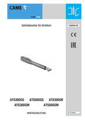 CAME ATS50DGS Montageanleitung