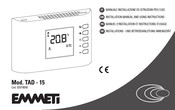 emmeti TAD-15 Installation Und Betriebsanleitung