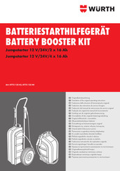 Würth 0772 122 Originalbetriebsanleitung