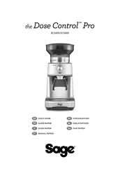 Sage the Dose Control Pro SCG600 Kurzanleitung