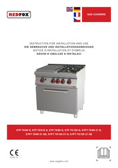 Redfox STP 70/08 G Gebrauchs- Und Installationsanweisung