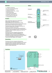 Pepperl+Fuchs KFD2-ER-Ex1.W.LB Kurzanleitung