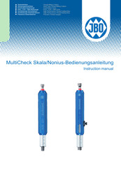 JBO MultiCheck Digital Bedienungsanleitung