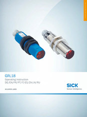 SICK GR18 Inox Bedienungsanleitung