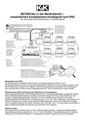 K&K M5700N Kurzanleitung