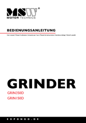 MSW Motor Technics GRIN350D Bedienungsanleitung