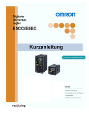 Omron E5CC-RW2AUM-000 Kurzanleitung