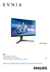 Philips EVNIA 25M2N5200P/01 Bedienungsanleitung