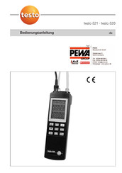testo TE521-2 Bedienungsanleitung