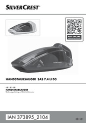 Silvercrest SAS 7.4 LI D3 Bedienungsanleitung Und Sicherheitshinweise