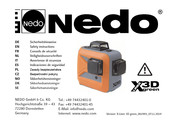 Nedo X-Liner 3D Sicherheitshinweise