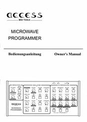 Access MICROWAVE PROGRAMMER Bedienungsanleitung