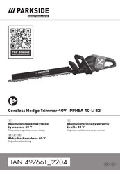 Parkside Performance 497661 2204 Installationsanleitung