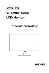 Asus VP229HF Serie Bedienungsanleitung