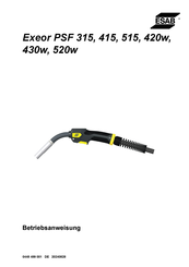 ESAB PSF 430w Betriebsanleitung