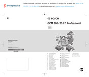 Bosch Heavy Duty GCM 305-216 D Professional Originalbetriebsanleitung