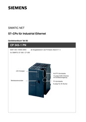 Siemens SIMATIC NET S7-CPs Gerätehandbuch