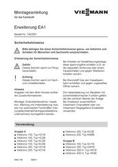 Viessmann Erweiterung EA1 Montageanleitung