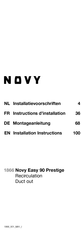 Novy Easy 90 Prestige 1866 Montageanleitung