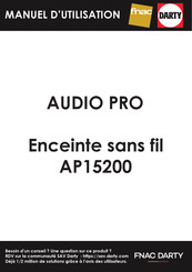Audio Pro AP15200 Schnellstartanleitung