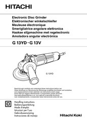 Hitachi G 13YD Bedienungsanleitung