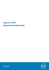Dell P120G Einrichtung Und Technische Daten