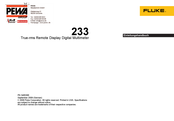 Fluke 233 Einleitungshandbuch