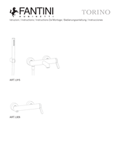 Fantini Rubinetti TORINO 5813L915 Bedienungsanleitung