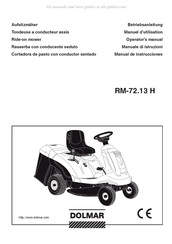 Dolmar RM-72.13 H Betriebsanleitung