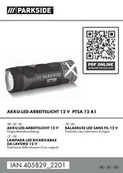 Parkside 405829 2201 Originalbetriebsanleitung