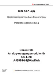 Mitsubishi Electric MELSEC A Serie Installationsbeschreibung