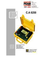 Chauvin Arnoux C.A 6250 Bedienungsanleitung