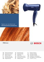 Bosch PHD1-Serie Gebrauchsanleitung