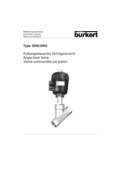 bürkert 2002 Bedienungsanleitung
