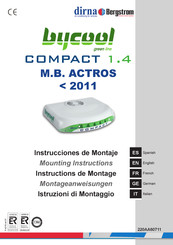 dirna Bergstrom bycool green line COMPACT 1.4 Montageanweisungen
