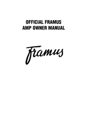 Framus DRAGON Bedienungsanleitung