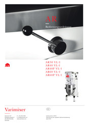 Varimixer AR60P VL-1 Bedienungsanleitung