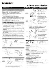 BIXOLON SPP-R200III Installationsanweisung