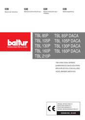 baltur TBL 85P Bedienungsanleitung