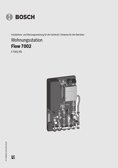 Bosch Flow 7002 Installations- Und Wartungsanleitung Für Die Fachkraft