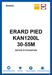 ERARD KANA 1200 L Bedienungsanleitung