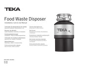 Teka TR 550 Montage, Installation, Pflege