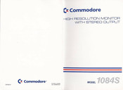 Commodore 1084S Bedienungsanleitung