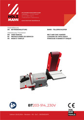 Holzmann-Maschinen BT203-914 230V Betriebsanleitung