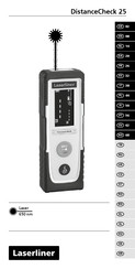 Laserliner DistanceCheck 25 Bedienungsanleitung