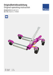 Prolux 410065 Originalbetriebsanleitung
