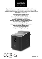 CASO DESIGN 3401 Original Bedienungsanleitung