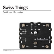 EarthQuaker Devices Swiss Things Bedienungsanleitung