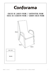 Conforama PRIME 594158 Montageanleitung