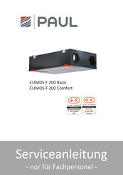 Paul CLIMOS F 200 Basic Serviceanleitung